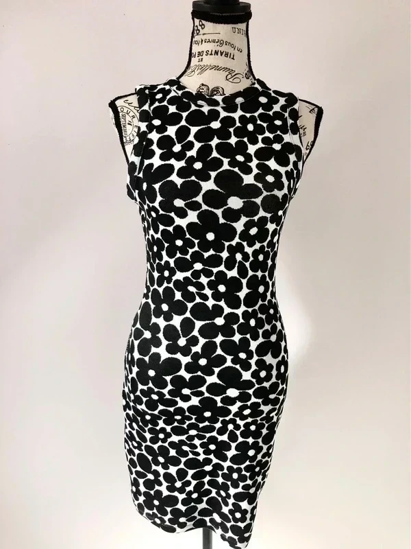 Black & white floral mesh dress H&M – Size S (36) – photo 3